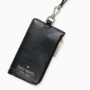 Kate Spade staci card case lanyard